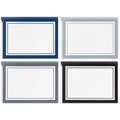 Hallmark Blank Cards Assortment with Organizer, Black & White Stripes (40 Note Cards with Envelopes) for Graduation, Just Because, All Occasion
