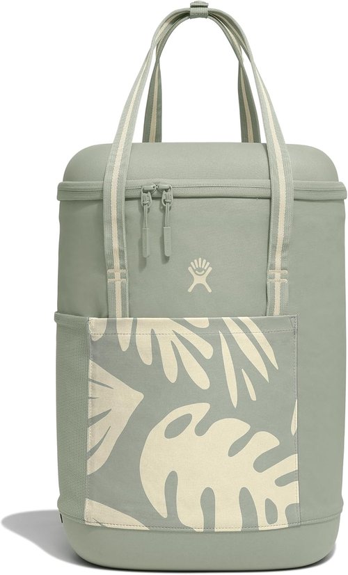 Hydro Flask Cooler Backpack - Insulated Soft Cooler with 20L Capacity | Botanical Bliss Green