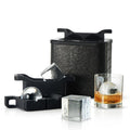 Berlinzo Clear Ice Cube Maker Mold - Combo 2+2 Crystal Clear Ice Cubes & Balls - Ice Square Maker Mold, Pure Round Ice Spheres for Whiskey, Cocktails & Bourbon (Non-electric)