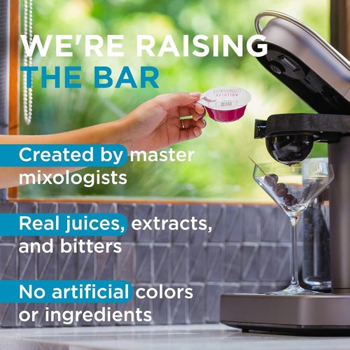 Bartesian - Classic Collection Capsules Variety Pack of 6 | Premium Cocktail Maker Refills