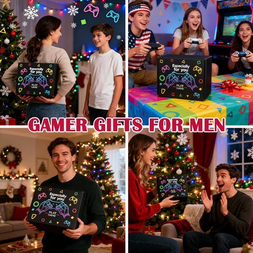 Easter Gamer Gifts for Men Teenage Boys, Easter Basket Stuffers for Teens Boy Adults, Gaming Gifts for Gamers Men Him Boyfriend Husband Dad, Gamers Gift Ideas for Friend Brother Birthday, Gamer Gift