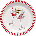 Kathy Davis 36-Count Dessert Plates - Festive Christmas Party Supplies | 7-Inch Size