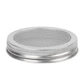 2 Pack ONE-PIECE 316 Stainless Steel One-Piece Sprouting Lids for Regular Mouth Mason Jar Ball Kerr - Strainer lids - Rust-Proof, BPA-free