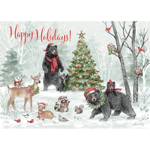 Lang, Woodland Winter by Chad Barrett Pop-up Christmas Cards