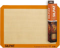 Silpat Premium Non-Stick Silicone Baking Mat - Half Sheet Size 11-5/8" x 16-1/2" | Vibrant Orange