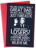 Regine Switzerland Funny Father's Day Card - Heartfelt Message for Dad | Perfect for Birthdays & Special Occasions