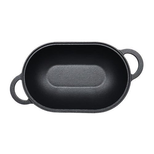 Crucible Cookware Cast Iron Bread Pan with Lid (Pre-Seasoned) with Loop Handles – Oven Safe Form for Baking and Cooking, Artisan Bread Kit - Loaf Pan