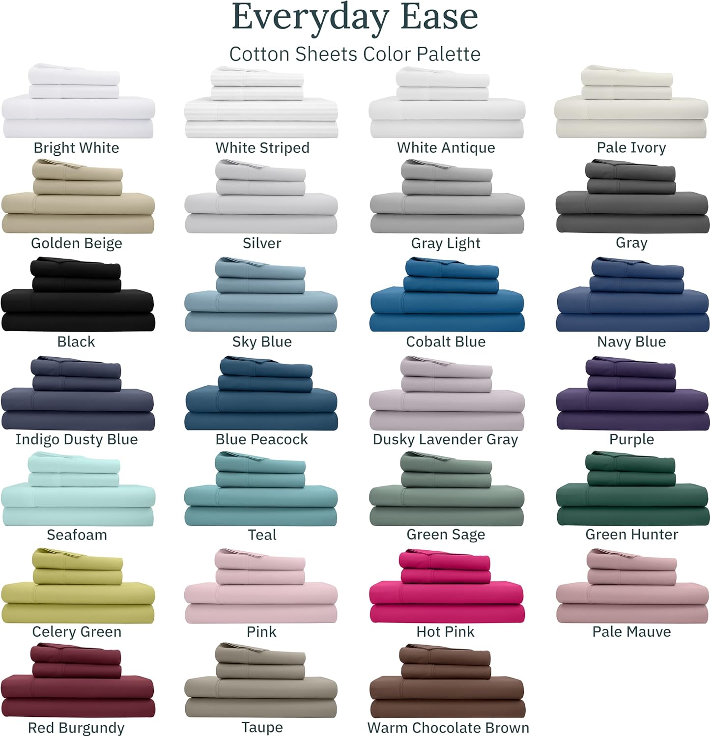 California Design Den King Sheet Set - 100% Soft Cotton, 400 Thread Count, Silky Smooth Sateen, Deep Pockets - Grey