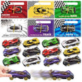 OCHIDO Valentines Day Cards for Kids with Die-Cast Racing Cars, 24 Packs Valentines Day Gifts for Kids Classroom Exchange, School Class Prizes, Valentines Party Favors for Boys and Girls