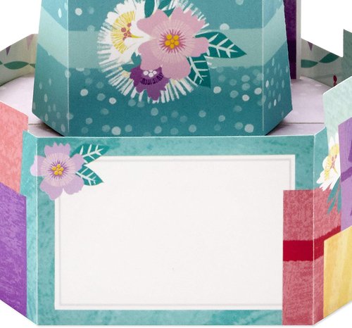 Hallmark Pop-Up Birthday Card for Women - Beautiful Flower Balloons Design