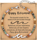 TONY & SANDY Friend Gifts for Women, Unique Birthday Gifts for Women, Sister Gift from Sister, Wave Bracelet, Christmas Easter Mother's Day Gift for Her, Bestie Friendship Bracelets