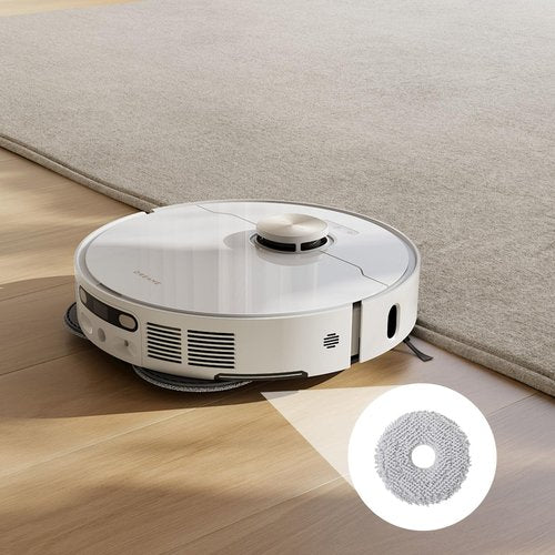 8 PCS Wiping Cloths Replacement Parts for Ecovacs Deebot X2/T20/T20e/T30 OMNI, Wiping Pads Cotton Accessories for Dreame L10s/L10/L20/X40/L40 Ultra Robot Vacuum Cleaner, Reusable Cleaning Pads