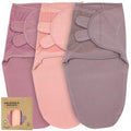Bublo Baby Newborn Swaddle Sleep Sacks - 100% Organic Cotton, 0-3 Months, 3-Pack for Boys & Girls