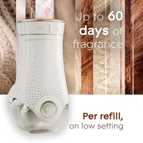 Glade PlugIns Refills Air Freshener, Scented and Essential Oils for Home and Bathroom, Cashmere Woods, 6.7 Fl Oz, 10 Count