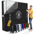 Cali King Mattress Bag - Extra-Thick Moving Cover with 8 Handles & Zipper - Reusable Storage Solution