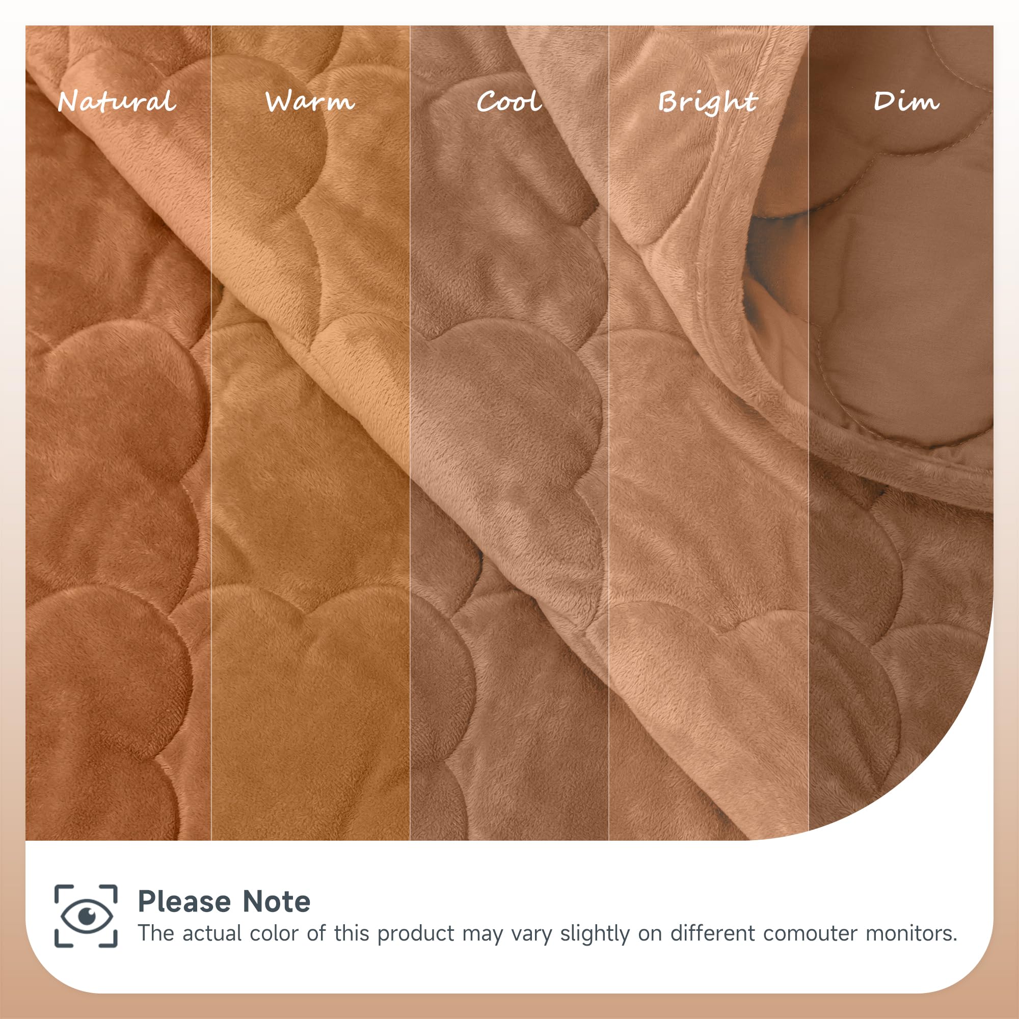 PlushHavenCloud Velvet Quilt Set Queen Size - Luxury Lightweight Velvet Bed Comforter & 2 Pillow Shams | Oversized Coverlet Bedspread 3 Piece | Oeko-TEX All Season Bedding Caramel