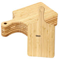 Lounsweer 6 Pcs Thicken Cutting Board Bulk Wood Board for Chopping Serving Charcuterie Material for Laser Engraving Mother' Day Wedding Housewarming Gift