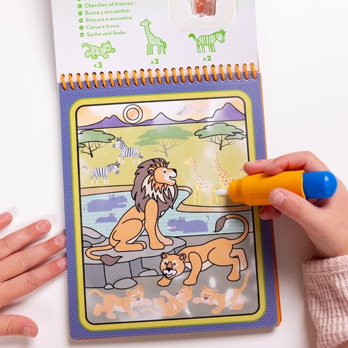 Melissa & Doug Water Wow! Reusable Safari Activity Pad - Eco-Friendly & Fun for Kids