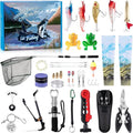 Fishing Advent Calendar - 24 Days of Christmas Surprises with Fishing Tool Kit & Tackle Lures for Men & Teens