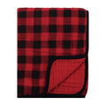 Hudson Baby Unisex Baby Muslin Tranquility Quilt Blanket, Buffalo Plaid, One Size