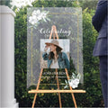 Custom Funeral Sign with Picture | Personalized Memorial Board for Loved Ones - Elegant Tribute Decoration