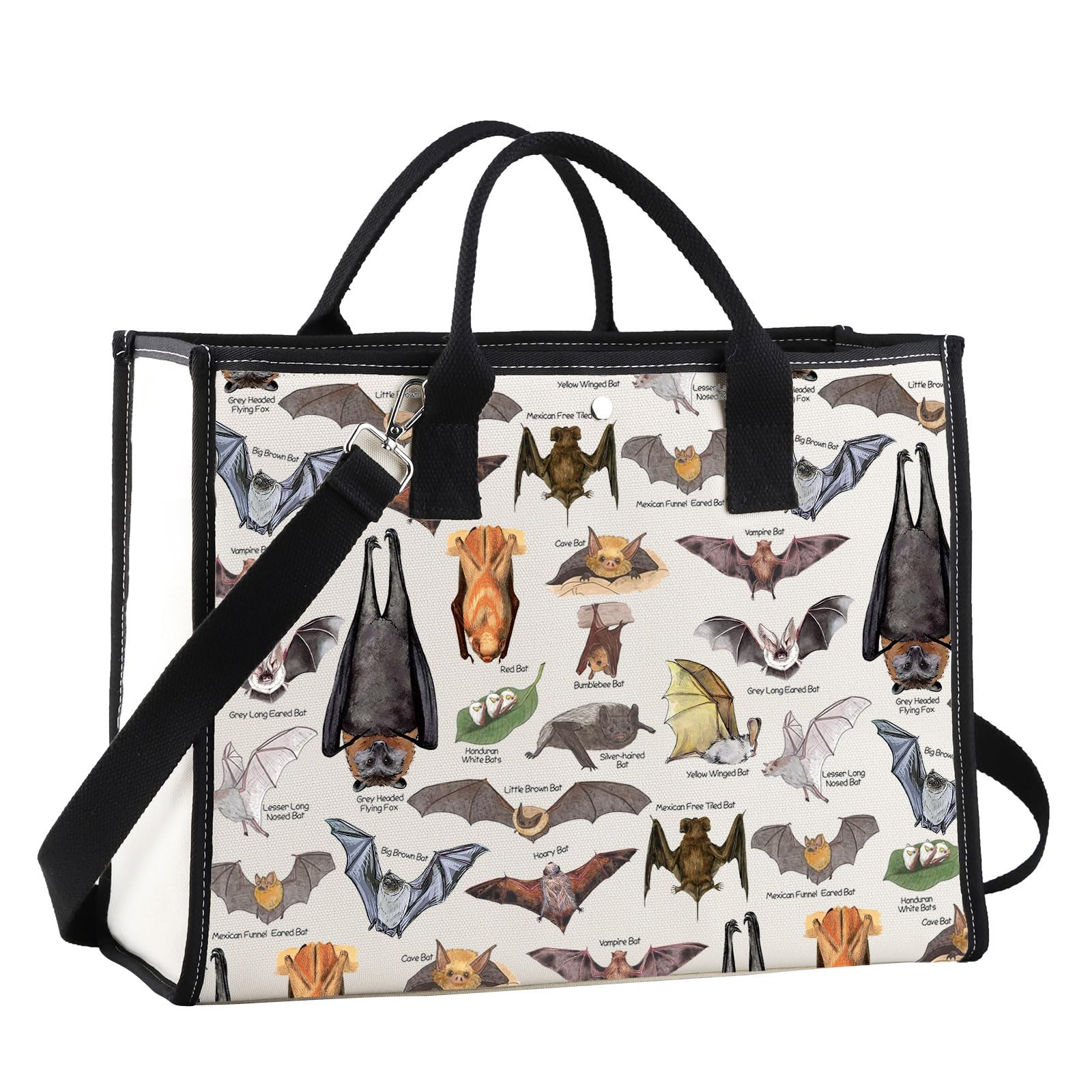 G2TUP Bat Tote Bag - Bat Lover Gifts - Medium - Bat TG