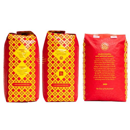 New Mexico Piñon Coffee Naturally Flavored Coffee (Traditional Piñon Whole Bean, 5 pound)