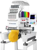 Smartstitch S-1001 Embroidery Machine - 10 Needles, 1200 SPM, 7" Touch Screen, 9.5"x14.2" Area