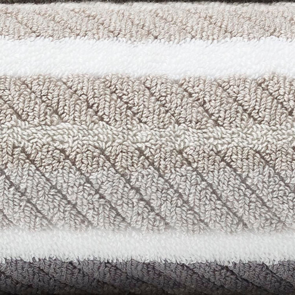 Tommy Bahama - Bathroom Towel Set, 100% Highly Absorbent Yarn-Dyed Cotton Towels, Low-Linting & Fade-Resistant (Ocean Bay Grey, 3 Piece)