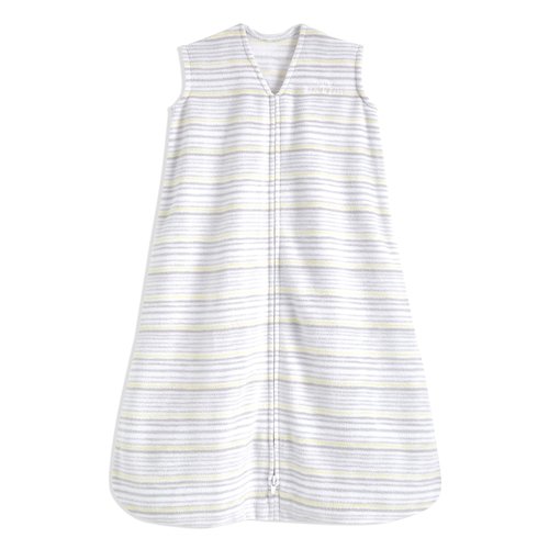 HALO Sleepsack Micro Fleece Wearable Blanket, TOG 1.0, Multi Stripe Grey, Large