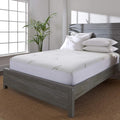 PURE BAMBOO Queen Mattress Protector - Waterproof, Breathable & Noiseless Cover for Moisture & Stain Protection