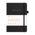 &And Per Se Recipe Book to Write in Your Own Recipes, Blank Recipe Book with Water-Resistant Hardcover, Empty CookBook to Organize Your Recipes - 5.7 X 8 Inches(Black)
