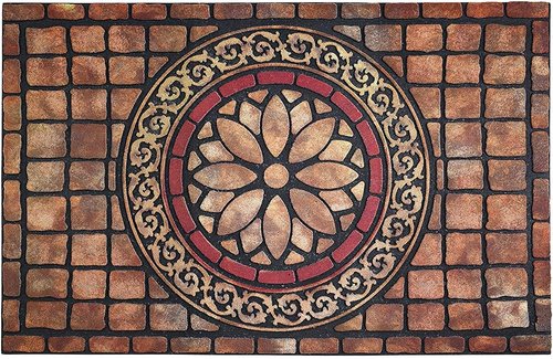 CHICHIC Large Rectangle Entrance Door Mat - Heavy Duty Non-Slip Rubber Back | 24 x 36 Inch for High Traffic Areas