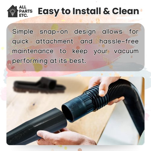 ALL PARTS ETC. Replacement Rainbow Vacuum Attachments – Compatible with Rainbow Vacuum Models D2, D3, D4, D4C, SE, E, E2 – Complete Floor Brush, Dusting Brush, Crevice Tool & Upholstery Tool Set