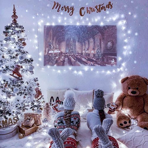 JMEXSUSS 33ft LED White Christmas Lights - 8 Modes Twinkle Fairy String Lights | Waterproof Indoor/Outdoor