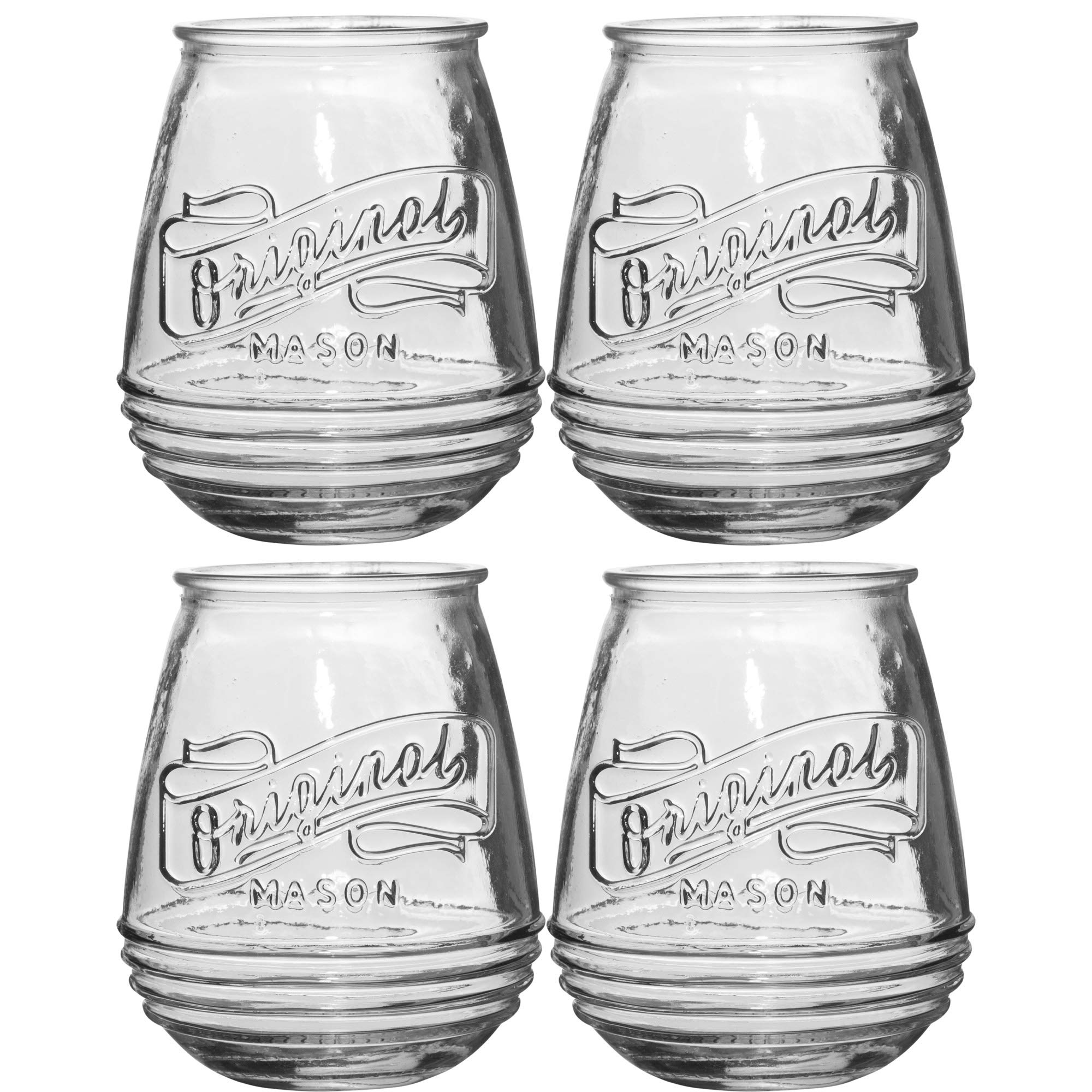Home Essentials Original Mason Stemless Wine Glasses N/A N/A