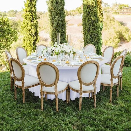 8 Pack White Spandex Round Tablecloths for 60inch Tables, 120 Inch Stretchy 5ft Round Fitted Tablecloth, Wrinkle Free Table Cloths Washable Table Covers with Skirt for Wedding Party Birthday Banquet