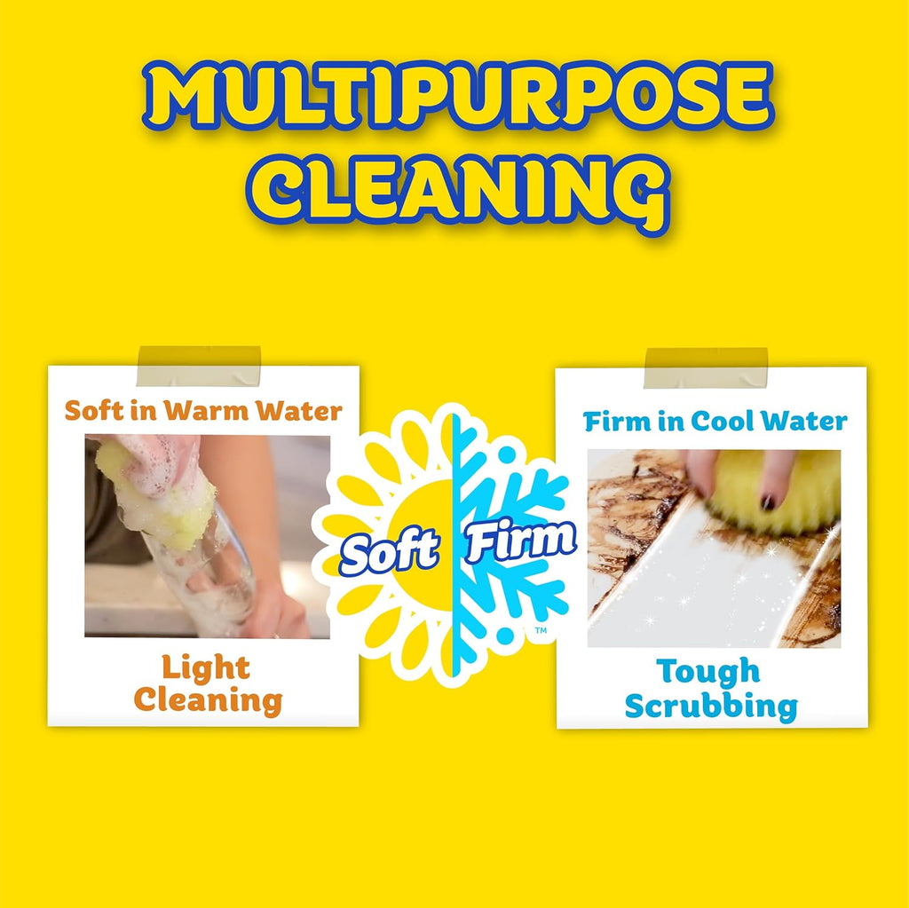 Scrub Daddy Sponges | Scrub Mommy Non-Scratch Kitchen & Bathroom Cleaning Kit - Cif All-Purpose Cleaner