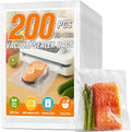 FUNFERY Vacuum Sealer Bags - Precut Food Storage Solution | 200 Quart, 8" x 12", BPA Free for Sous Vide & More
