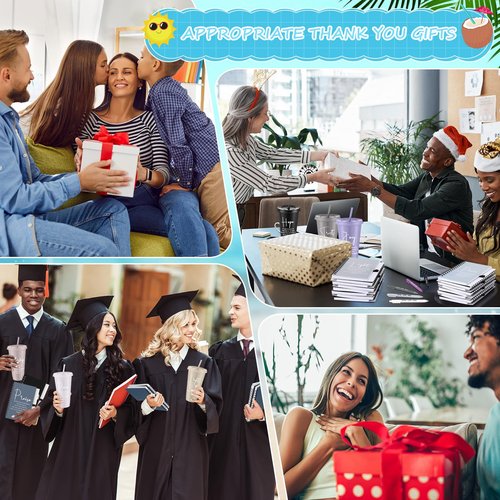 Potchen 90 Pcs Christian Gifts Bulk Bible Verse 24 oz Plastic Cups Spiral Notebooks Ballpoint Pens, Religious Gifts for Women Men Church Prayer (Classic Style)