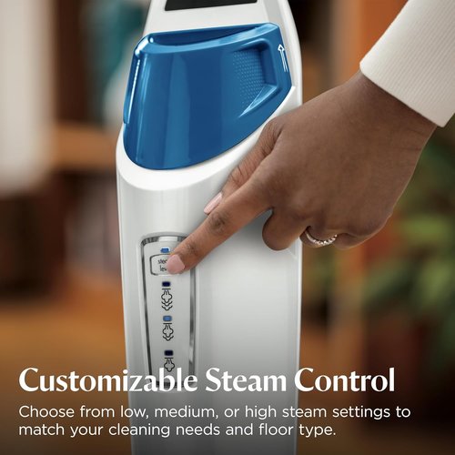 BISSELL Steam Mop 1940A - PowerFresh Floor Cleaner with Natural Sanitization & Easy Scrubber | 12” Cleaning Path for Hard Wood & Tile