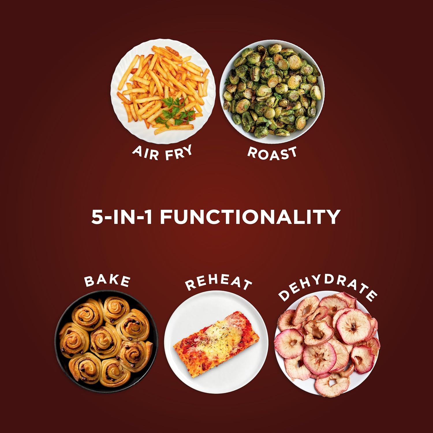 Ninja Air Fryer - 4 QT Capacity | 4-in-1 Cooking Functions | Dishwasher Safe Parts | Includes 20 Healthy Recipes | 1550 Watts | Grey