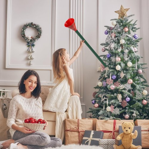 Christmas Tree Watering Funnel – 39 Inch Adjustable 3-Section Design, Reusable & Spill-Free, Easy Watering for Real Christmas Trees