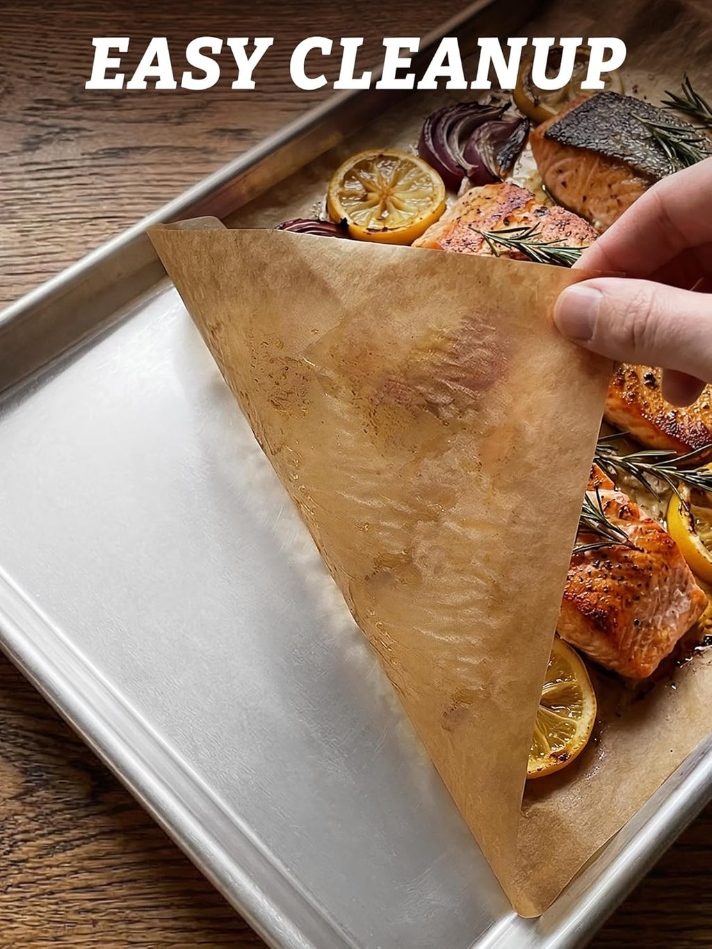 SMARTAKE Parchment Paper Baking Sheets - 400 Pcs Non-Stick Precut, 9x13 Inches for Baking & Grilling