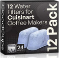 GoodCups 12 Pack Water Filters for Cuisinart Coffee Makers - Charcoal Replacement Filters | Universal Fit