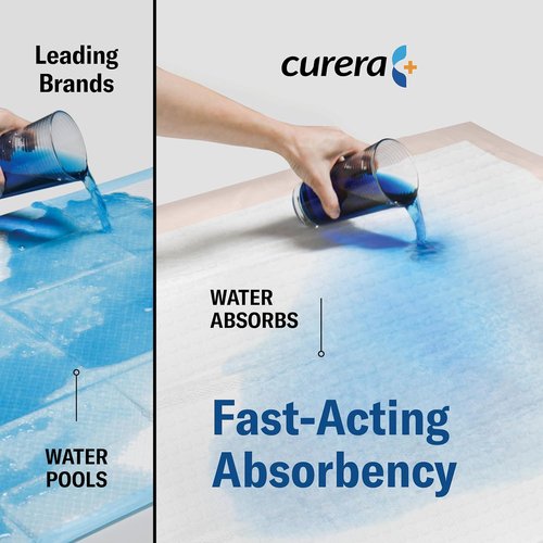 Curera Chucks® Premium Disposable Underpads - Ultra Absorbent Incontinence Bed Pads | 30”x36” | 100-Count