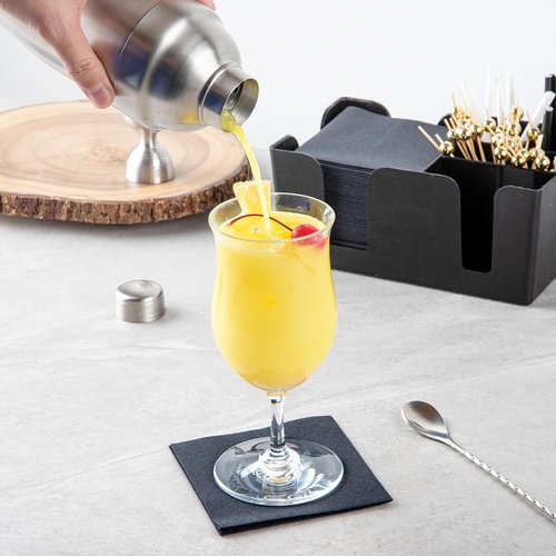 Restaurantware-Bev Tek 13 Ounce Pina Colada Glasses, 6 Heavy-Duty Poco Grande Glasses - Dishwashable, Shatterproof, Clear Polycarbonate Beverage Glasses, For All Kinds Of Beverages
