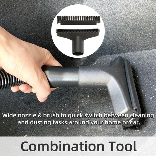 Kodahome Vacuum Attachments Compatible with Shark Corded Vacuums Navigator NV350 NV360 & Rotator NV501 Rocket HV300 and More, 1-1/4" Accessories with Hose Adapters (Car Detailing Kit)