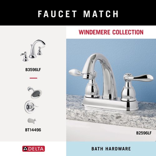 Delta 70024 Windemere 24 in. Wall Mount Towel Bar Bath Hardware Accessory in Polished Chrome