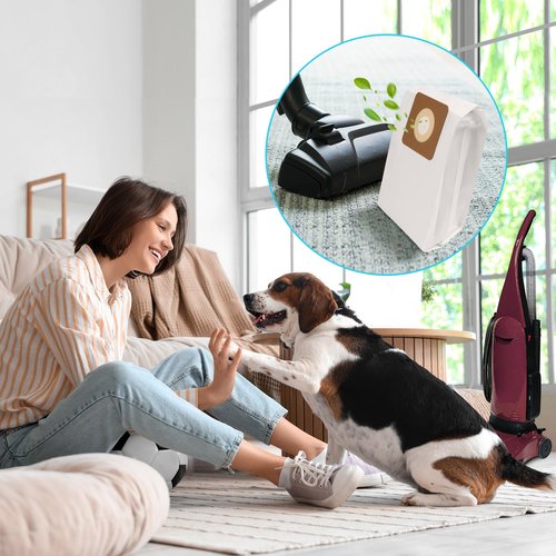 LotFancy 9 Pack Style 7 Vacuum Bags for Bissell PowerForce 1739 3522 3525 71Y7, PowerGlide 3545, Plus 3550 3553, Lift-Off 3554, Powertrak 6592, Powerlifter Pet 2019 Series Upright Vacuums